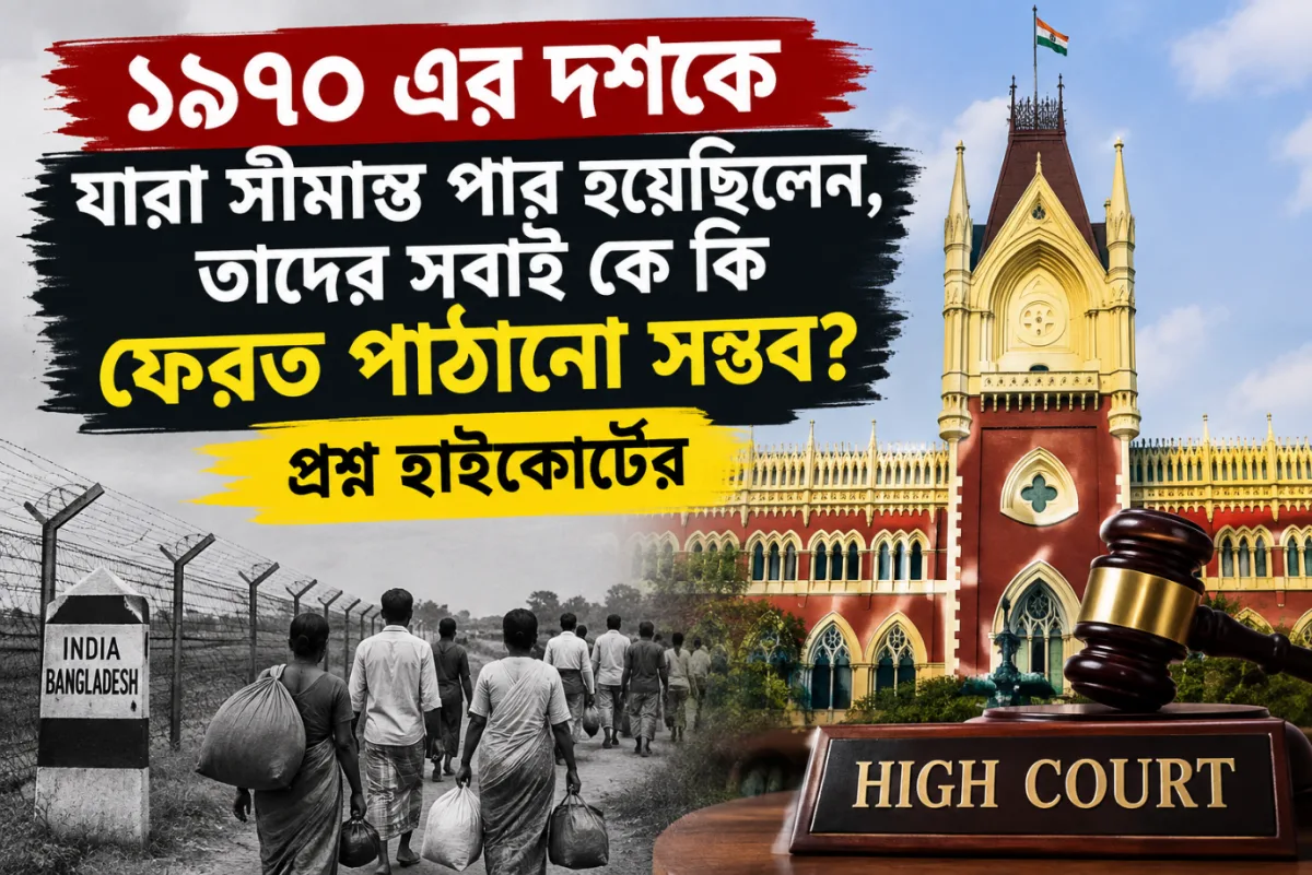 ১৯৭০ এর দশকে যারা সীমান্ত পার হয়েছিলেন, তাদের সবাই কে কি ফেরত পাঠানো সম্ভব?  প্রশ্ন হাইকোর্টের