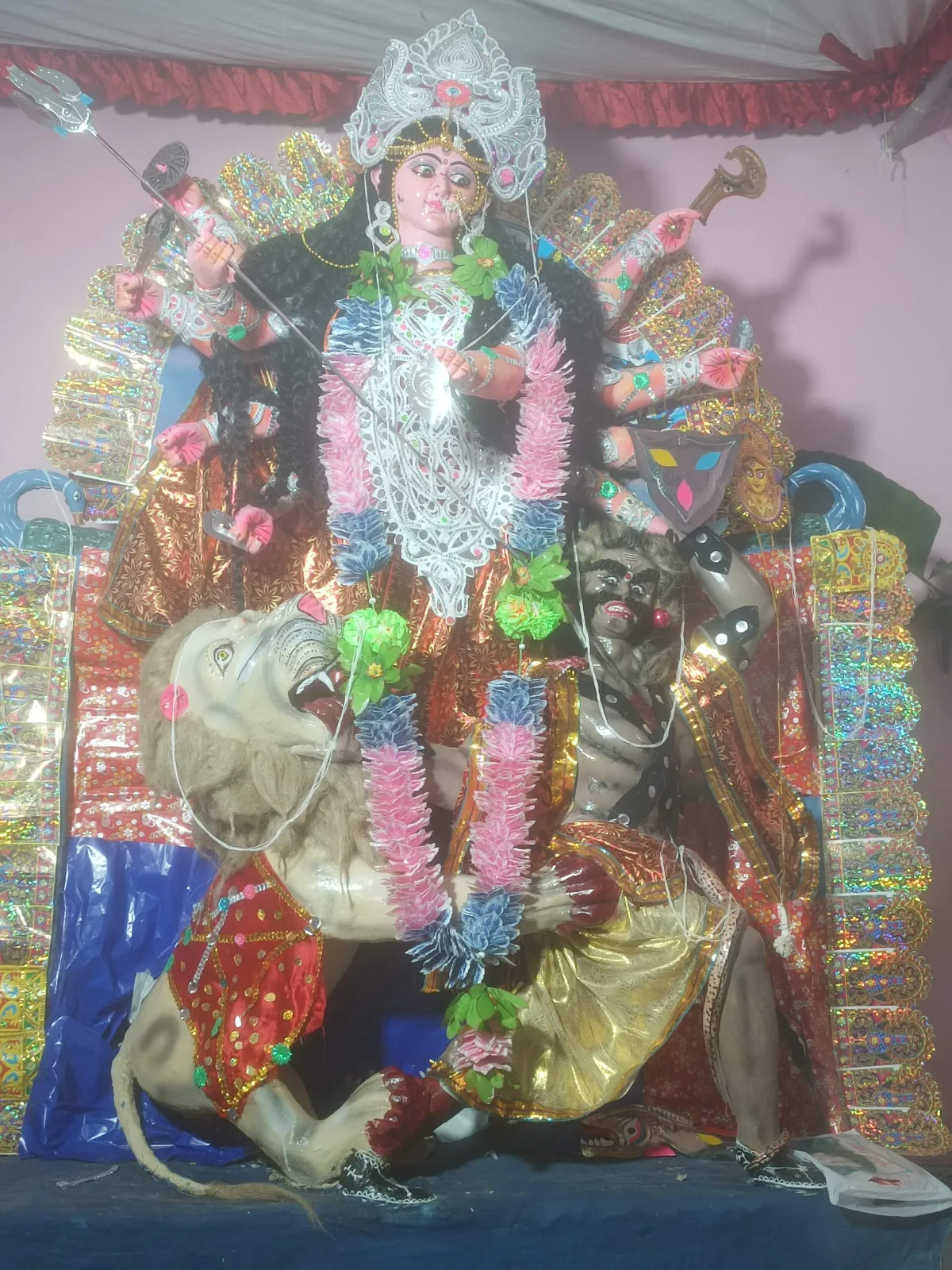 বাউরা রক্ষাকালী তলা বারোয়ারী পূজা