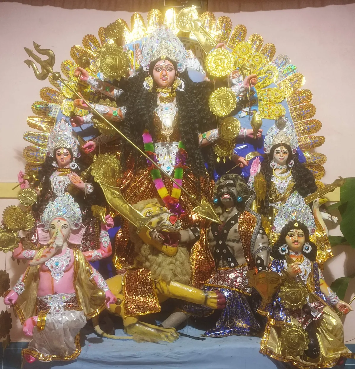 বাউড়ার বারোয়ারদী তলার বারোয়ারী পুজা